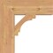 Ekena Millwork Merced Block Smooth Bracket, Western Red Cedar, 5 1/2"W x 20"D x 20"H BKT06X20X20MRC05SWR - alternate 2